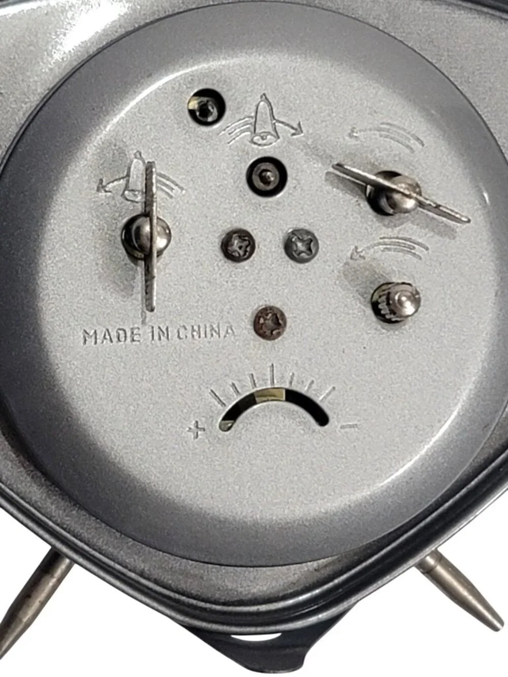 Vintage Style Sterling & Noble MCM Tabletop Clock Green Silver Retro Atomic
